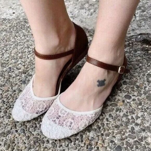 Seychelles sandals Jive Lace toe faux leather strappy flats size 9 - Picture 13 of 13